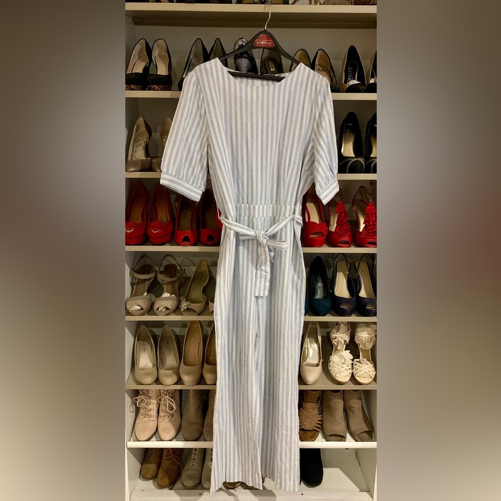 Versona striped jumpsuit XL